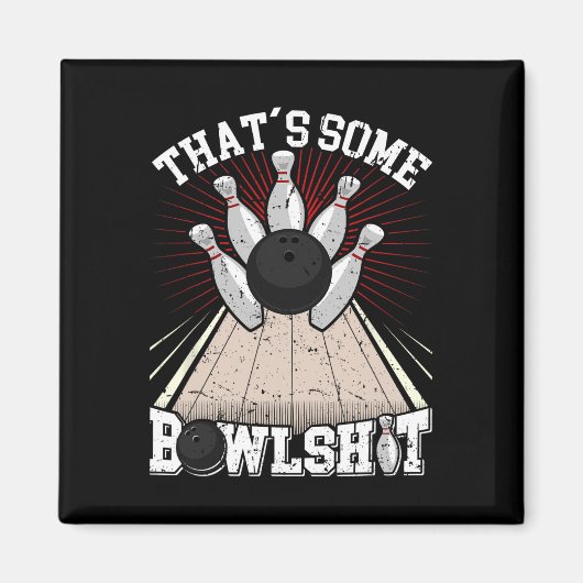 Bowling Shirt Grappig Dat is een aantal bowl bowle Magneet (Voorkant)