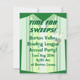 Bowling Shirt Party Kaart