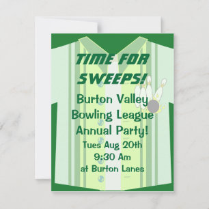 Bowling Shirt Party Kaart