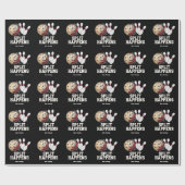 Bowling Shirt voor mannen en vrouwen Funny Split H Cadeaupapier (Vlak)