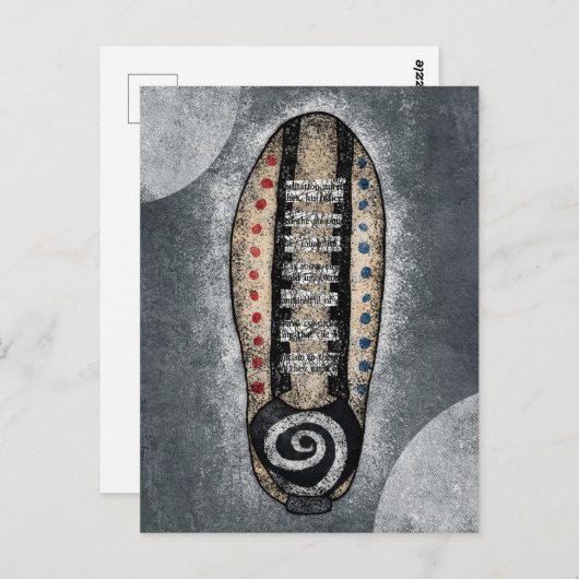 Bowling Shoe Briefkaart (Voorkant / Achterkant)