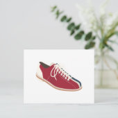 Bowling Shoe Briefkaart (Staand voorkant)