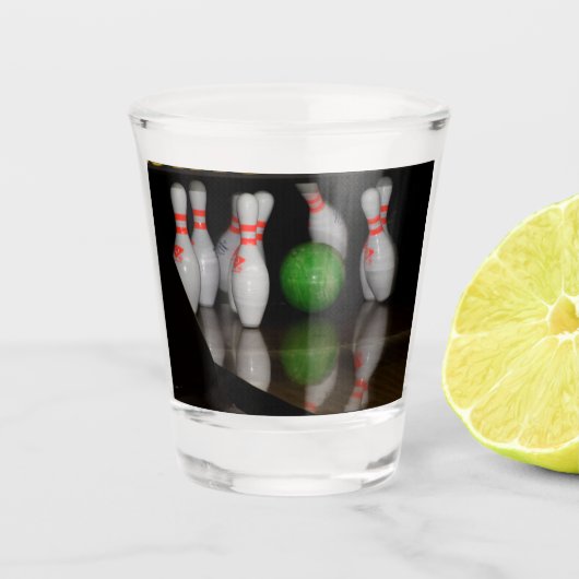 Bowling Shot Glass Glas (Voorkant)