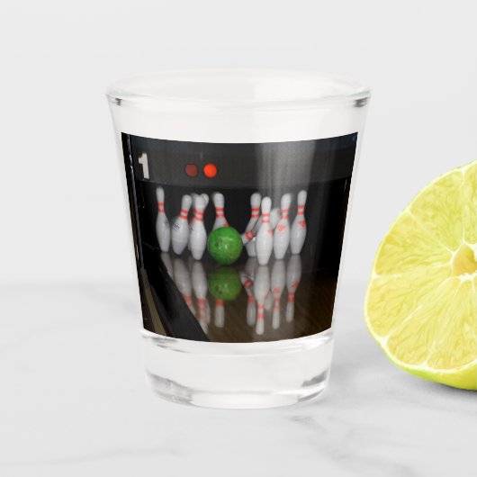 Bowling Shot Glass Glas (Voorkant)