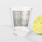 Bowling Shot Glass Glas (Achterkant)