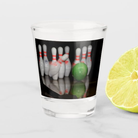 Bowling Shot Glass Glas (Voorkant)