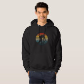 Bowling Silhouette op een verdringerklep 2 Hoodie (Voorkant volledig)