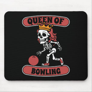 Bowling Skeleton Team League - Alley Bowler Queen Muismat