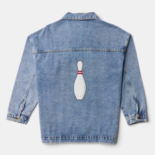 Bowling Skittle Denim Jacket (Achterkant)