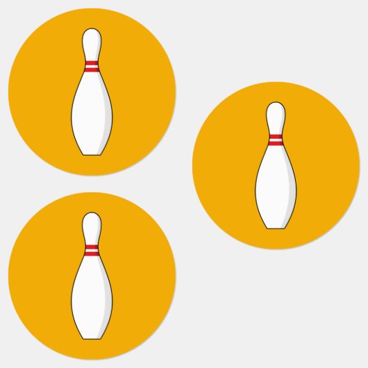 Bowling Skittle Labels (Groep)