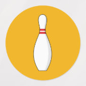 Bowling Skittle Labels (Design 1)