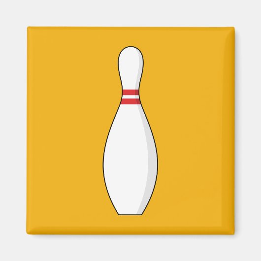 Bowling Skittle Magneet (Voorkant)