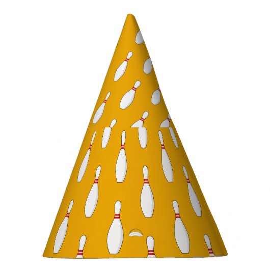 Bowling Skittle Patroon Feesthoedjes (Rechts)