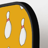 Bowling Skittle Patroon Pickleball Paddle (Links Detail)