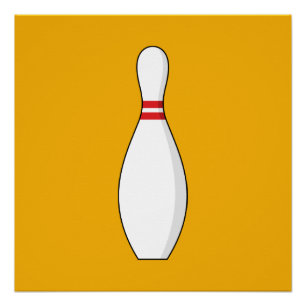 Bowling Skittle Perfect Poster