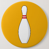Bowling Skittle Ronde Button 6,0 Cm (Voorkant)
