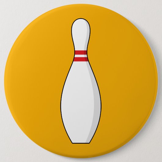 Bowling Skittle Ronde Button 6,0 Cm (Voorkant)