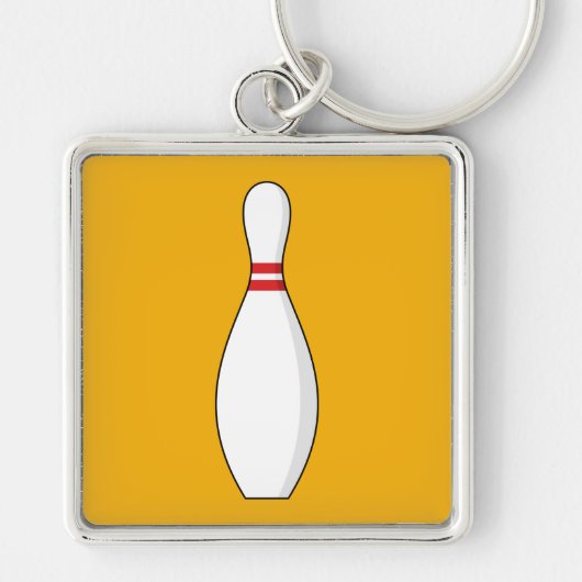 Bowling Skittle Sleutelhanger (Voorkant)