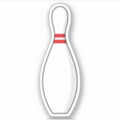 Bowling Skittle Sticker (Voorkant)