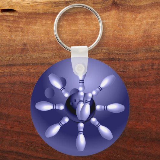 Bowling Sleutelhanger (Voorkant)