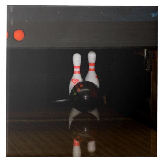 Bowling Spare Ceramic tegel Tegeltje (Voorkant)