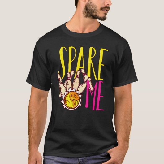 Bowling Spare me Bowlers T-shirt (Voorkant)