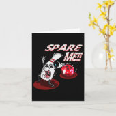 Bowling Spare Me Bowling LL Bowling Pin Strike Bow Kaart (Gele Bloem)