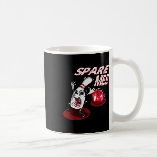 Bowling Spare Me Bowling LL Bowling Pin Strike Bow Koffiemok (Rechts)