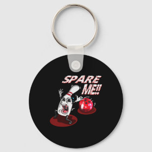 Bowling Spare Me Bowling LL Bowling Pin Strike Bow Sleutelhanger