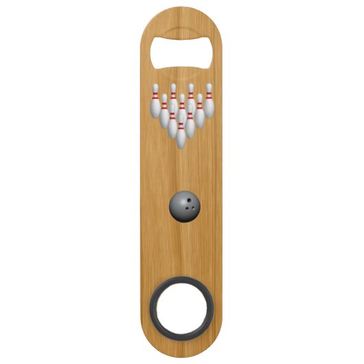 Bowling Speed Flessenopener (Voorkant)