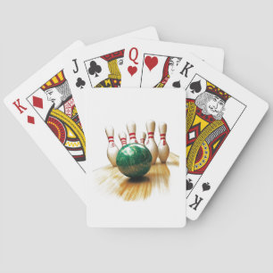 Bowling-speelkaarten Pokerkaarten