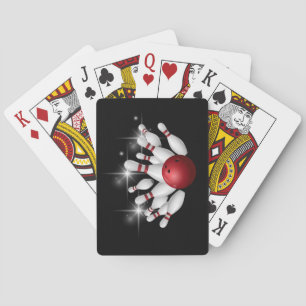 Bowling-speelkaarten Pokerkaarten