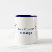 Bowling-spelden 10-pins Bowling Ball op maat Tweekleurige Koffiemok (Center)