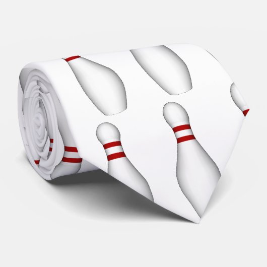 Bowling-spelden: 3D-model: Aangepaste knooppunten: Stropdas (Opgerold)