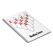 Bowling Spiral-Bound Notitieboek (Rechterzijde)