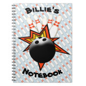 Bowling Spiral-laptop Notitieboek (Voorkant)