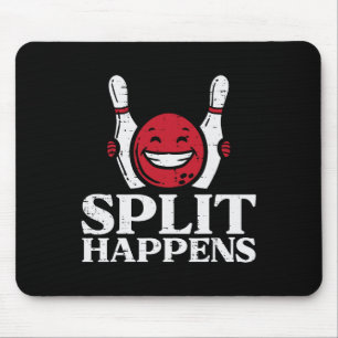 Bowling Split Gebeurt Grappige Humor Bowler Team M Muismat