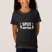 Bowling Split gebeurt T-shirt (Voorkant)