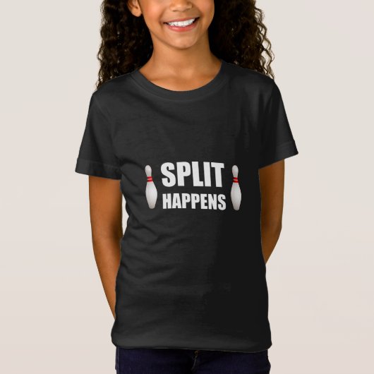 Bowling Split gebeurt T-shirt (Voorkant)