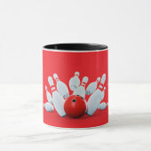 Bowling sport Ball and Pins strike! Mok (Midden)