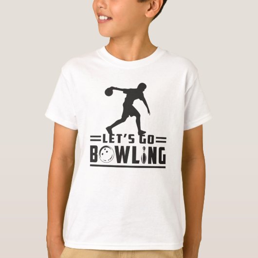 Bowling Sport Bowler Strike Bowl Grappig geschenk T-shirt (Voorkant)