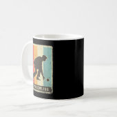 -Bowling Sport Retro Poster 1426 Koffiemok (Voorkant links)