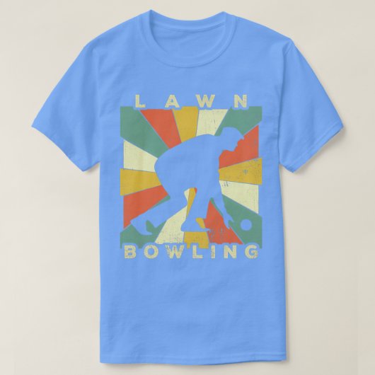 -Bowling Sport Retro T T-shirt (Design voorkant)