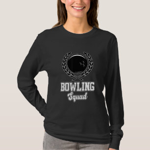 Bowling Squad Bowl Speler Bowler Coach Sport Gra T-shirt