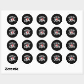 Bowling Squad - Bowler Bowling Ronde Sticker (Vel)