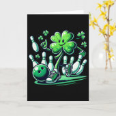 Bowling St. Patrick's Day Jongens Kinderen Klaver Kaart (Gele Bloem)