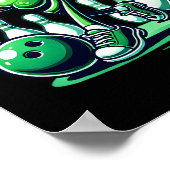 Bowling St. Patrick's Day Jongens Kinderen Shamroc Poster (Hoek)