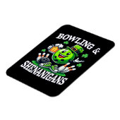 Bowling St. Patrick's Day-kolderij Magneet (Linkerzijde)