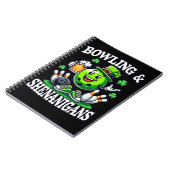 Bowling St. Patrick's Day-kolderij Notitieboek (Linkerzijde)