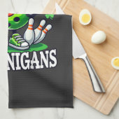Bowling St. Patrick's Day-kolderij Theedoek (Quarter Fold)